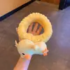 Faixa de cabeça de dinossauro engraçada de animal de desenho animado super fofa faixa de cabeça de hambúrguer lavagem de rosto fotografia adereço de cabeça para performance de adultos e crianças