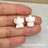 Accesorios de Talla de Raíz de Asta Blanca de Porcelana Fina Un Dai Fu Ruyi Hueso Espalda Nube Hecho a Mano Cuentas Dispersas Accesorios Wen Play DIY