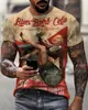 Verano 2023 nuevo venta directa de fábrica transfronteriza impresión digital 3D para hombre logo de coche camiseta de secado rápido para motocicleta de carreras