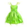 Comercio exterior transfronterizo vestido de elfo infantil campanilla Europa y Estados Unidos vestido de princesa niñas transfronterizo cos falda