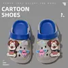 2026 Nuevas Pantuflas Infantiles de Cachorro Rayado Verano Dibujos Animados Lindos Zuecos de Exterior Sandalias para Bebé para Niñas