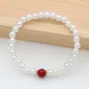 Pulsera de Perlas de Agua Dulce con Cuentas de Colores Macaron para Mujer, Diseño Único, Pulsera Versátil, Regalo para Mejor Amiga, Joyería