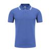 Camisa Polo Adulto Manga Curta Cvc Tamanho Europeu Duas Cores, Gola Polo para Golfe, Camisa Polo Personalizada 200g