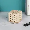 Portalápices Creativo de Bloques de Construcción Caja para Tarjetas de Presentación Bloques de Construcción Divertidos para Niños Rompecabezas de Ensamblaje Portalápices Tubo de Almacenamiento y Organización para Escritorio Venta al por Mayor