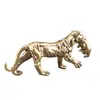 Estatueta de Tigre em Latão Puro, Presente Cultural e Criativo Vintage para Casa, Sala de Estar, Escritório, Decoração de Mesa