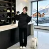 2026 Invierno Nuevo Bloque de Color Sudadera con Capucha Algodón de Alta Calidad Chaqueta para Mujer Holgada Tallas Grandes Engrosada Calidez Estilo Pareja Abrigo de Algodón