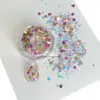 Accesorios de Arte para Uñas con Lentejuelas Estrella Brillante de Moda Corazón Ráfaga de Estrellas Purpurina Decoraciones para Uñas Estilo Ins Coreano