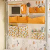 Bolsa de Almacenamiento de Pared Bolsa Colgante Tipo para Colgar en la Pared Estante Organizador de Almacenamiento en la Parte Trasera de la Puerta Bolsa Colgante de Pared Bolsa Pequeña de Tela Habitación de Dormitorio