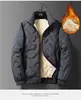 Abrigo de lana de cordero de invierno transfronterizo, chaqueta de algodón engrosada con forro polar para hombre, abrigo de algodón plumón, chaqueta cortavientos de talla grande