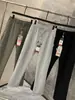 ¡Mezcla de lana y seda de morera! Nueva colección otoño/invierno de pantalones casuales gruesos, elásticos y de pierna recta para hombre, perfectos para usar al aire libre.