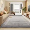 Veludo Cristal Luxo Leve Estilo Creme Tapete para Sala de Estar Sofá Mesa de Centro Tapete de Área Grande Quarto Cabeceira Fácil de Cuidar