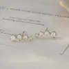 2025 Novos Brincos de Design de Nicho Estilo Coreano Simples Brincos de Uma Linha Brincos para o Dia a Dia Atacado