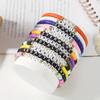 Joyería Artesanal Transfronteriza Fan de Taylor Swift Pulsera Colorida de Arcilla Suave Set de Nombre en Inglés Apilable