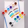 Pintura Acrílica para Niños Juego de 12 Colores de una Pieza Estudiantes de Jardín de Niños Pintura Artística Graffiti Pintura para Cometas