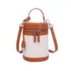 Bolso Transfronterizo Yue Zi 2026 Nuevo Elegante Moderno de Hombro Único para Mujer Sentido de Alta Gama Cruzado Versátil Bolso Redondo de Barril