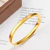 Pulsera Lele Jewelry Europea y Americana Transfronteriza Minimalista con Cierre Ovalado, Joyería de Anillo Liso de Diseño de Nicho Estilo Ins Único para Mujeres