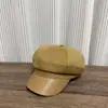 Sombrero Octagonal Casual Retro Nuevo de Otoño e Invierno Estilo Coreano para Mujer Hace que la Cara se Vea Más Pequeña Boina Nube de Invierno Sombrero de Pintor Estilo Británico