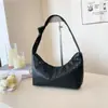 2025 Nova Casual Retrô Grande Capacidade Cor Sólida Moderna Elegante Simples Personalidade Ombro Único Axila Bolsa de Trabalho