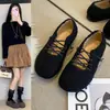 Elegantes zapatos Mary Jane de estilo retro ballet para mujer, nuevo modelo otoño 2026, sin cordones, puntera cuadrada, ligeros y cómodos