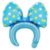 Popular en línea popular inflable accesorios para el cabello diadema forma de caricatura luz Película Película de aluminio globo decoración de fiesta puesto venta al por mayor regalo