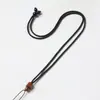 Sandalia Ajustable DIY Estilo Simple Cordón Redondo Pequeño Cordón Liso Cordón para Colgar Cuentas Cilíndricas de Sándalo Rojo Cordón para Colgar Colgante de Jade