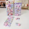 Pegatinas Creativas Nuevas de Gato de Dibujos Animados para Apretar con una Variedad de Estilos, Exquisitas y Lindas, Adecuadas para Decoración de Diarios de Estudiantes, Pegatinas 3D