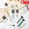 Cepillo de Dientes Desechable, Pasta de Dientes y Set de Artículos Dentales de Cinco Estrellas para Casas de Huéspedes, Uso Doméstico, Hostelería, Personalización de Fábrica, Venta al Por Mayor