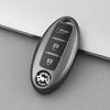 Adequado para Nissan Sylphy, Tiida, X-Trail, Teana, Bluebird, Qashqai, 20 Jinke, Capa de Chave de Porta-Malas Multifuncional com 3 Botões