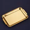 Placa para Churrasco de Aço Inoxidável 304 Placa Espessa para Churrasco Bandeja Quadrada para Petiscos Prato para Peixe no Vapor Prato para Bife Coreano Venda por Atacado