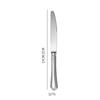 Fabricante Especializado en Vajilla Occidental de Acero Inoxidable Forjado 304 de Gama Alta, Serie de Cuchillo, Tenedor, Cuchara y Cuchara y Tenedor de Servicio para Hotel