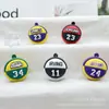 Chaveiro Memorial de Time de Basquete Chaveiro de Boneco de Borracha Drop de Basquete Acessórios Pingente para Bolsa de Carro Acessórios Venda por Atacado