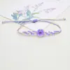 Pulseiras de Flores Secas Mais Vendidas Transfronteiriças, Pulseiras de Narciso e Flor de Cerejeira, Pulseiras Trançadas, Presentes para Estudantes e Namoradas, Itens para Barracas de Feira