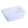 Cesta de Almacenamiento Comercial Grande para Hoteles, Cesta Espesa de Almacenamiento de Alimentos, Colador Cuadrado de Plástico para Cocina, Cesta de Almacenamiento con Drenaje