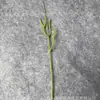 Atacado de fábrica haste de flor artificial haste de galho de flor fio plástico material de arranjo de flores produção acessórios de galho de flor atacado DIY