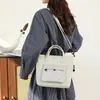 Bolsa de Lona Retro para Estudiantes, Bolsa para Tutorías, Bolso Cruzado Ins Estilo Japonés, Bolsa Casual de Gran Capacidad para Estudiantes de Preparatoria, Bolsa para Mujer
