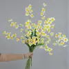 Flores Artificiais de Narciso com Caimento Natural, Adequadas para Decorações de Casamento, Flores Artificiais de Lírio-do-vale, Decoração de Casa, Adereços de Fotografia, Flores de Seda