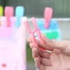 30 Pinzas para Tender Ropa, Pinzas a Prueba de Viento para Exteriores, Clips Domésticos para Sábanas, Pinzas de Plástico para Ropa Interior y Calcetines con Cesta