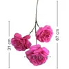 3 Flores de Peonía Artificiales para Decoración de Bodas, Arreglos Florales, Decoraciones de Pasillo y Arreglos de Flores de Bienvenida