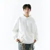 Roupas Masculinas Fengshe / Nova Blusa de Moletom com Capuz Pesado para Homens e Mulheres, Tendência de Outono, Solta, Simples, Jaqueta com Capuz para Casais