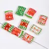 Doces de Fruta Melancia Simulada Furo Vertical Contas Soltas DIY Colar Artesanal Chaveiro Pulseira Elástico de Cabelo Pequenos Acessórios Atacado