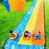 Resbaladilla de Agua de PVC Modelo Nuevo Transfronteriza para Niños, para Dos o Tres Personas, Tabla de Surf Acuática para Césped al Aire Libre para Padres e Hijos, Venta Directa del Fabricante