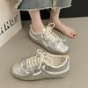 Zapatos Planos de Plata con Plataforma Interior para Entrenamiento Moral para Mujer 2025 Nuevos Tenis Deportivos Casuales Otoño e Invierno Zapatos Forrest Gump