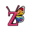 Accesorios para Zapatos Rosas con Letras y Números de Venta Caliente Transfronterizos, Bolsos Bogg, Hebillas Decorativas Desmontables para Zapatos DIY