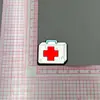 Nueva Serie Médica Transfronteriza Accesorios de Pegamento Suave Hebilla de Zapato Accesorios para el Cabello Insignia Broche Pin Decoración DIY para Ropa