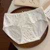 Ropa Interior de Algodón Puro para Mujer Estilo Japonés Chica Dulce Algodón Antibacteriano Entrepierna Niñas Otoño Calzones Delgados Venta al por Mayor
