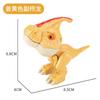 Set de juguete de dinosaurio mordedor de dedos transfronterizo pterosaurio tiembla con el mismo dragón del sur Tyrannosaurus rex al por mayor versión Q cognición de dinosaurio