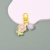 Chaveiro de Flor diy Corrente para Capa de Celular Corrente para Airpods Capa Protetora Pingente para Orelha Joia para Pendurar na Bolsa