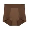 Pantaletas de Cintura Alta para Control de Abdomen para Mujer, Hechas de Seda de Morera, Entrepierna Antibacteriana, Tallas Grandes, Transpirables, Moldeadoras del Cuerpo, Aplana el Vientre, Cómodas, Braguitas Levanta Glúteos