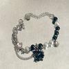Pulsera de Amor de Perlas con Costuras Fantasma en Blanco y Negro para Mujer, Diseño Nicho Ins, Hip-hop, Dulce, Genial, Chica Picante, Lujo Ligero, Joyería de Mano