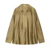 Estilo Europeo y Americano Transfronterizo Z 2026 Nueva Moda Elegante Ropa de Mujer al por Mayor Versátil Adelgazante Camisa de Manga Larga 4786265